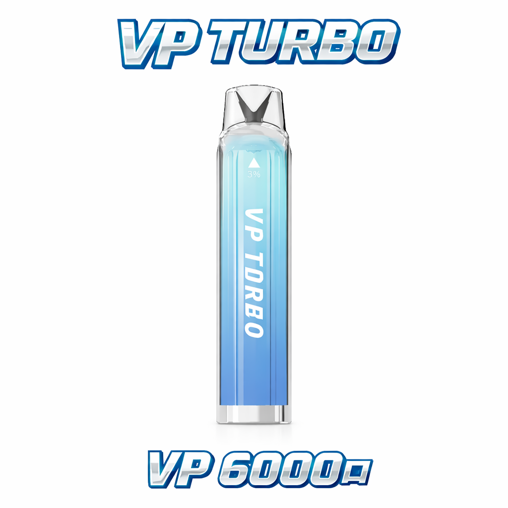 VP TURBO 發光棒 6000口一次性電子煙 10ml大煙油 950mAh快充 Type-C快充 Mesh網狀霧化 多種口味 台灣現貨